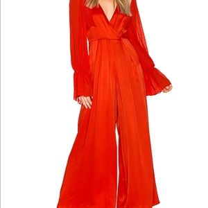 Free People - Red jumpsuit